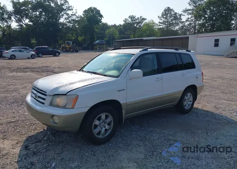 2002 Toyota Highlander Limited V6 z USA, uszkodzony, nr VIN JTEGF21A720053244